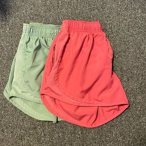 Pair of women’s Nike running shorts